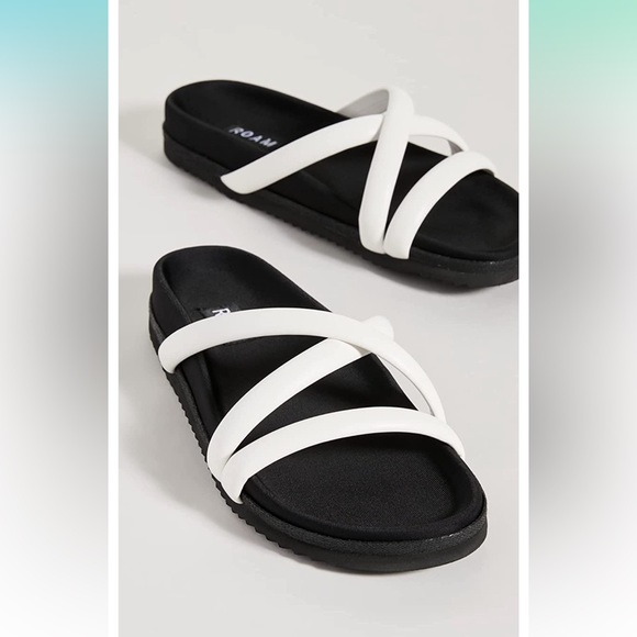 ROAM Women's Tubey Sandals, White, 9 Medium US - Picture 3 of 5